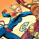 Carol smashes into action in the pages of The Life of Captain Marvel #1.